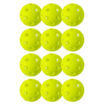 Franklin Sports X-26 12-Pack Indoor Green Pickleballs