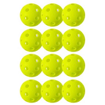 Franklin Sports X-26 12-Pack Indoor Green Pickleballs
