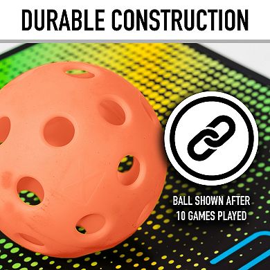 Franklin Sports X-26 12-Pack Indoor Yellow Pickleballs