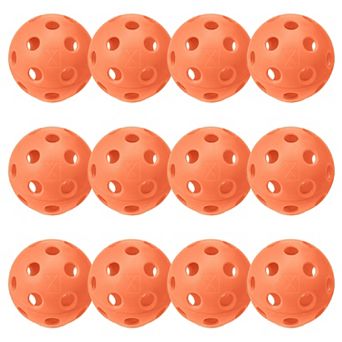 Franklin Sports X-26 12-Pack Indoor Yellow Pickleballs