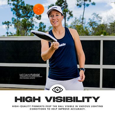 Franklin Sports X-40 12-Pack Outdoor Lava Pickleballs