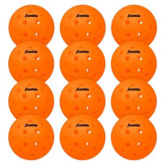 Franklin Sports X-40 12-Pack Outdoor Lava Pickleballs