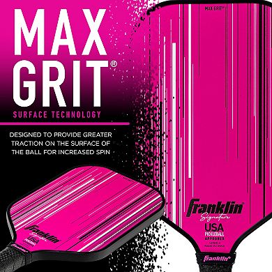 Franklin Sports Signature Series Pro Pickleball Paddle with MaxGrit Surface