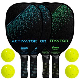 Franklin Sports Wooden Pickleball Rackets Set