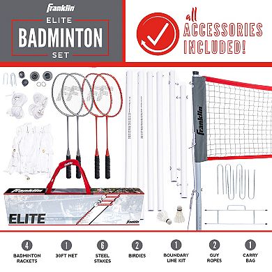 Franklin Sports Elite Badminton Net Set