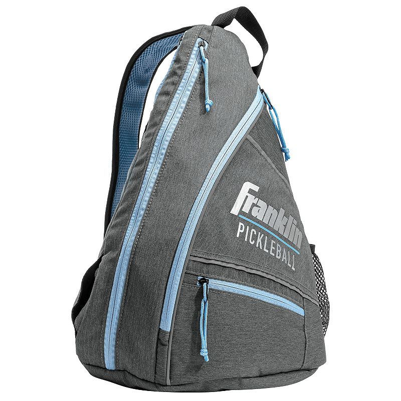 Franklin Sports Pickleball Sling Bag, Black Neon Yellow