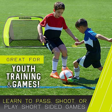 Franklin Sports Junior Pop Up Mini Folding Backyard Soccer Goal Net