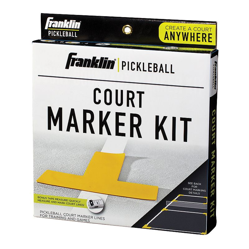 Franklin Sports Pickleball Court Marker Kit, Yellow
