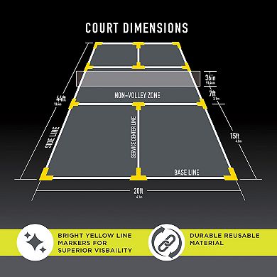 Franklin Sports Pickleball Court Marker Kit
