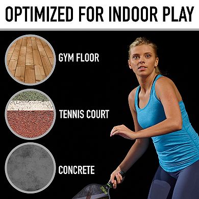Franklin Sports Indoor 3-Pack Pickleballs