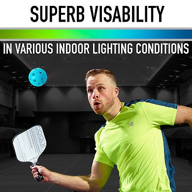 Franklin Sports Indoor 3-Pack Pickleballs