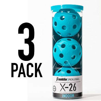 Franklin Sports Indoor 3-Pack Pickleballs