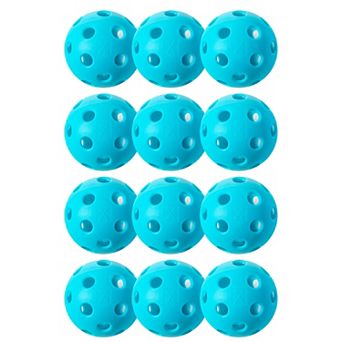 Franklin Sports Indoor X-26 12-Pack Blue Pickleballs