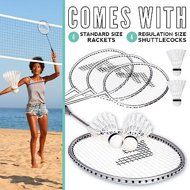 Franklin Sports Badminton Racket and Shuttlecock Set