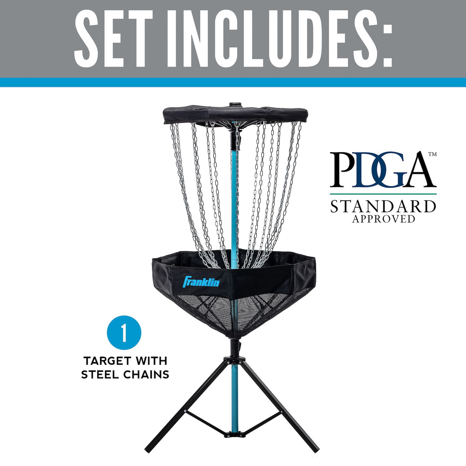 Disc Golf Portable Target Basket Set - Thumbnail 3