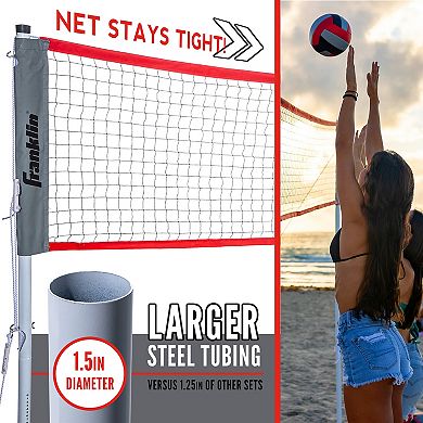 Franklin Sports Elite Volleyball Net Set