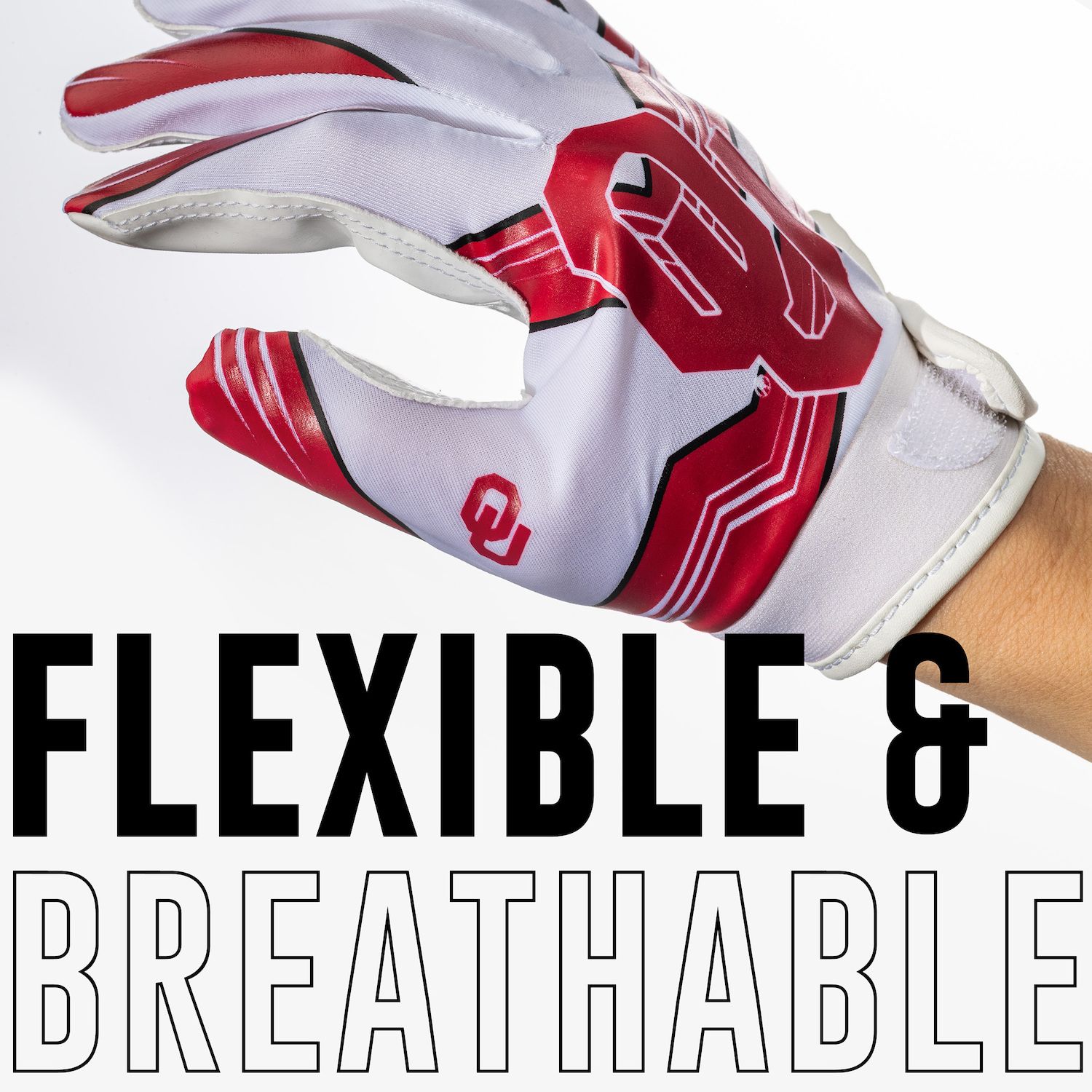 Franklin Sports Detroit Lions Receiver Gloves - Thumbnail 3