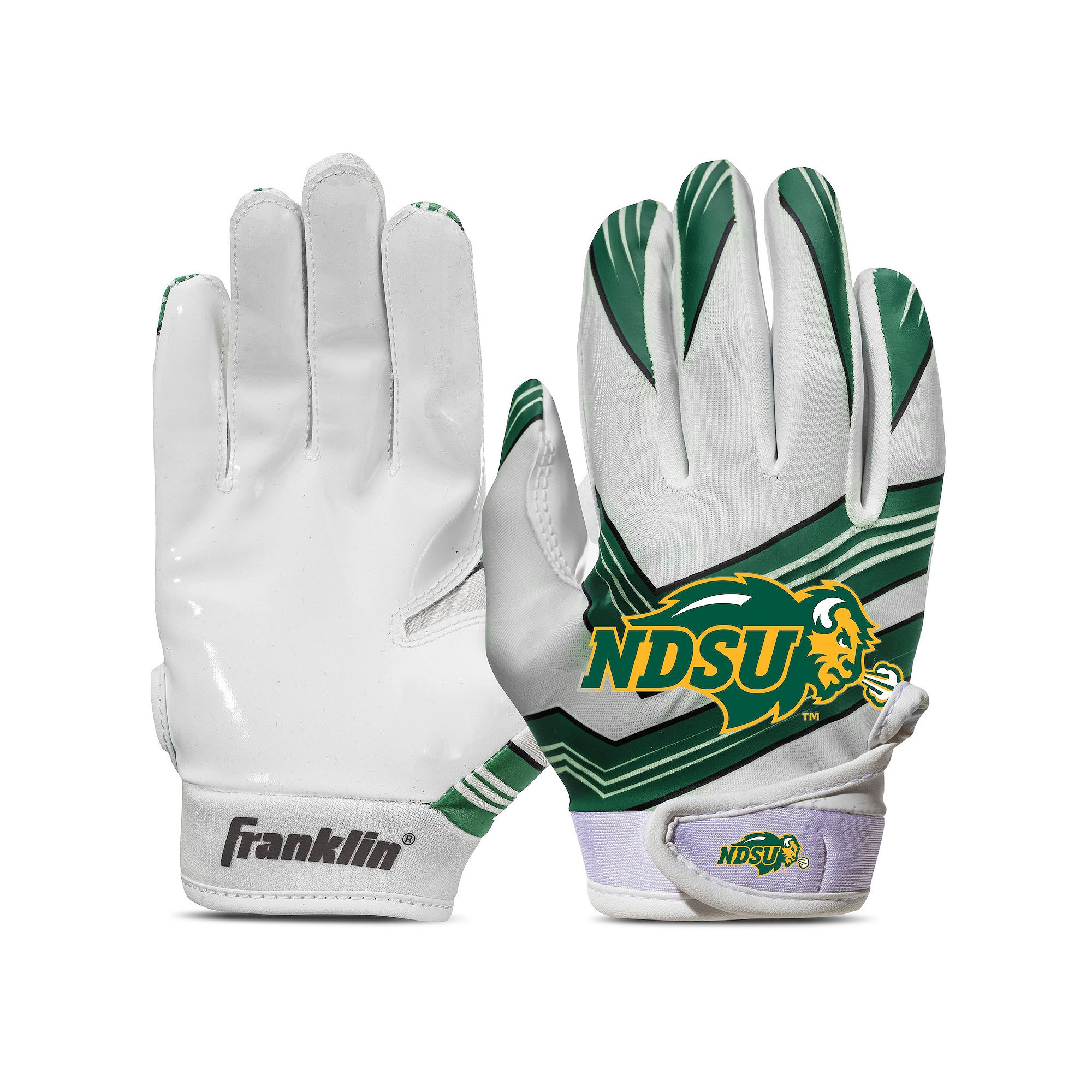 Franklin Sports Football Youth S/XS Receiver Gloves, Green