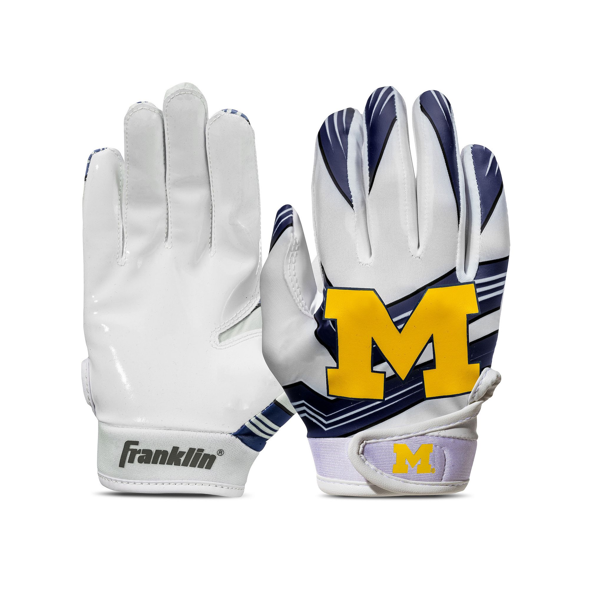 Franklin Sports Football Youth S/XS Receiver Gloves, Blue