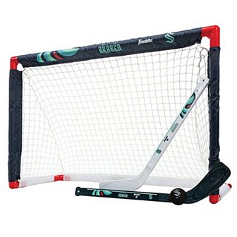 Franklin Sports Seattle Kraken Mini Hockey Set
