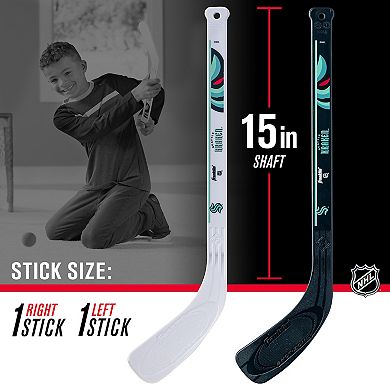 Franklin Sports Seattle Kraken Mini Hockey Set