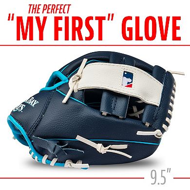 Franklin Sports MLB Youth Teeball 9.5" Glove and Ball Set