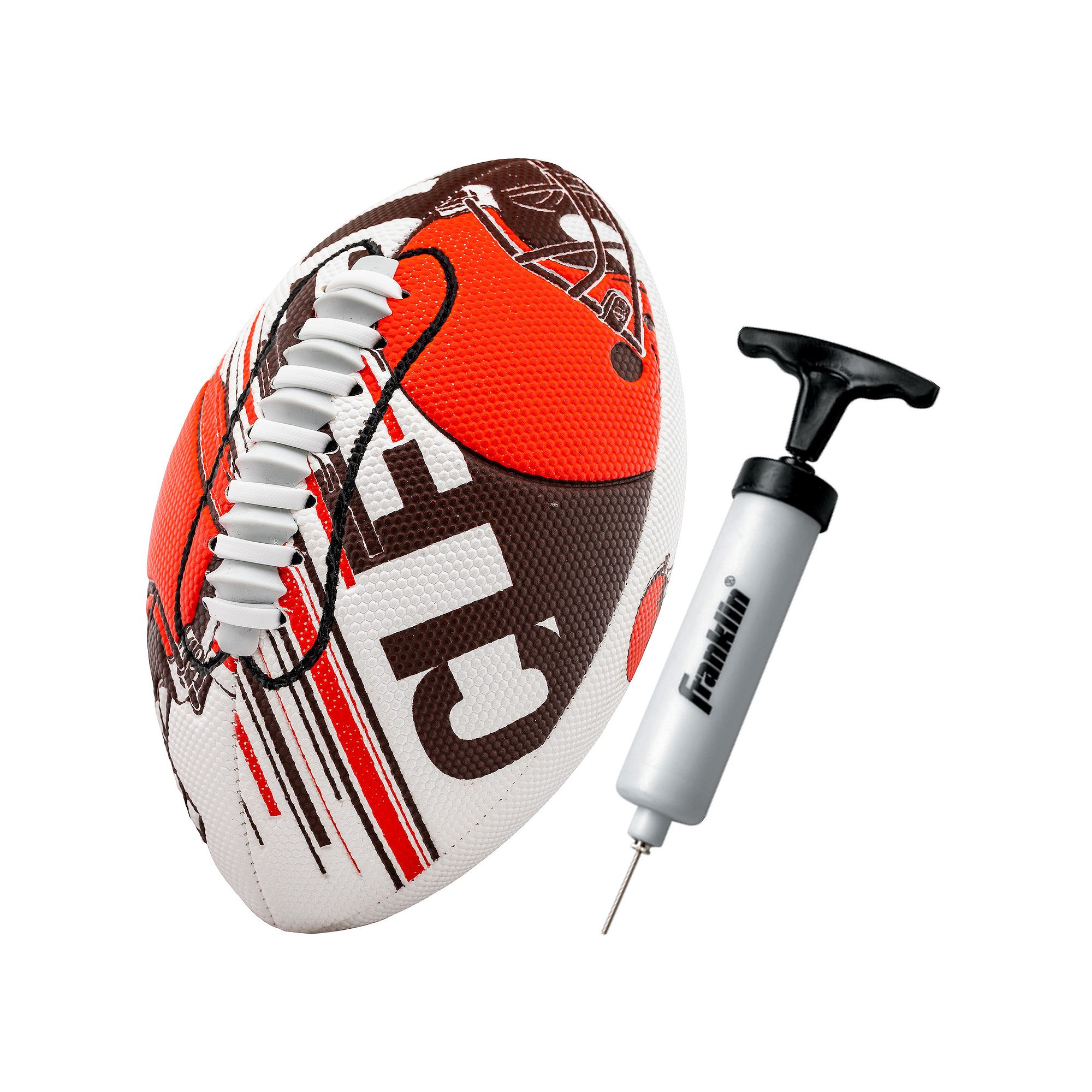Franklin Sports NFL Teams Easy Grip Youth Mini Football, Browns