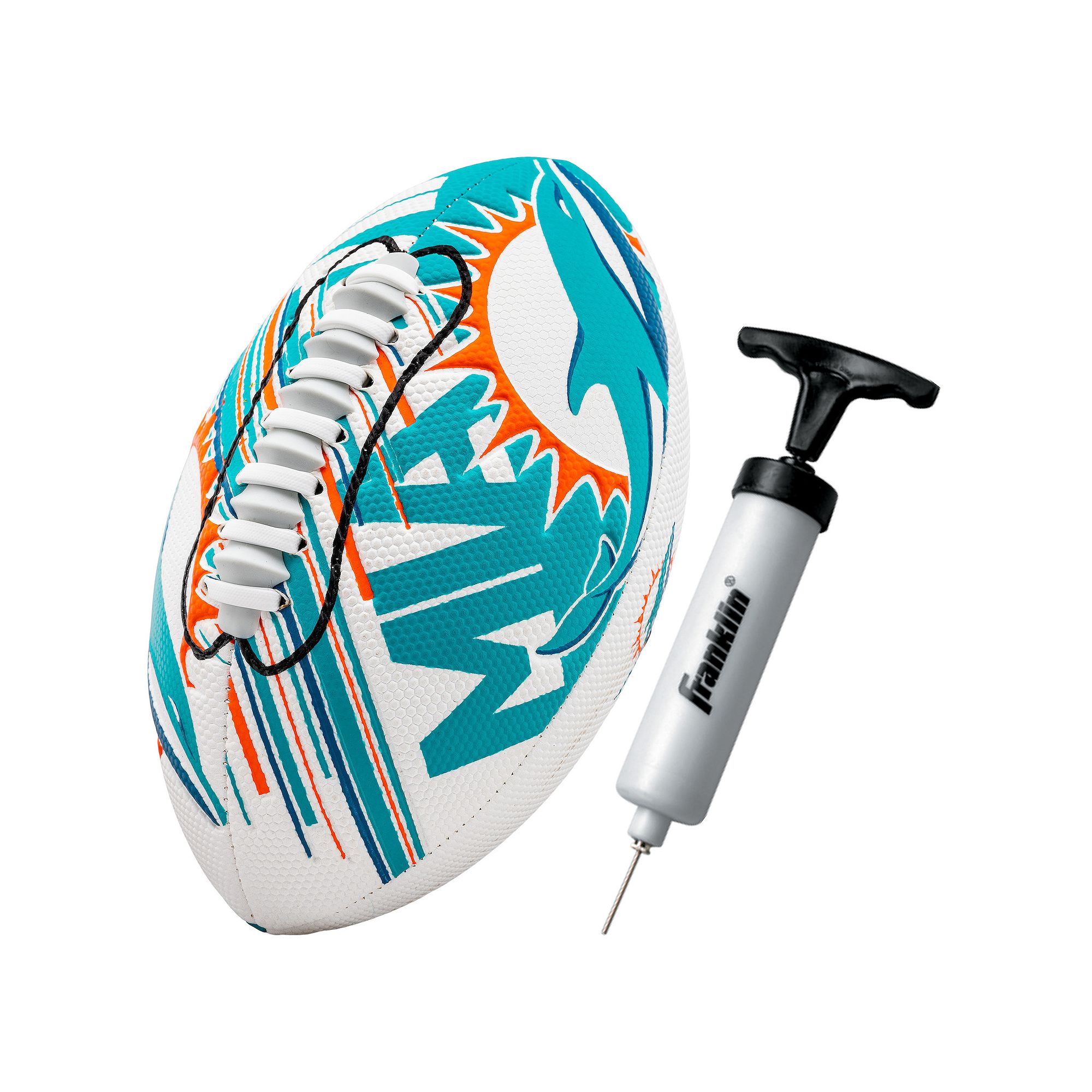 Franklin Sports NFL Teams Easy Grip Youth Mini Football, Dolphins