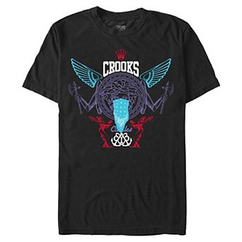 Men's Crooks And Castle The Medusa Bandit Crest Graphic Tee