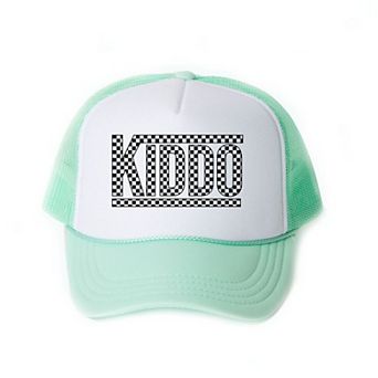 The Juniper Shop Kiddo Checkered Youth Foam Trucker Hat