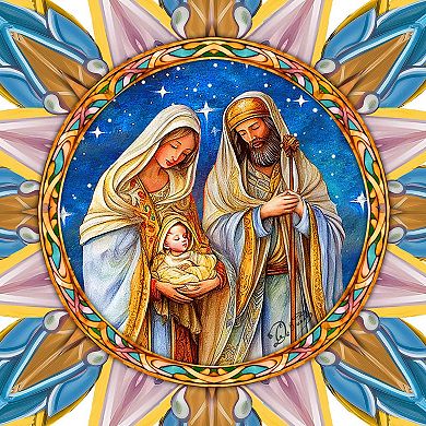 Born Under Bright Star Tree Topper Wooden Decor by G. Debrekht