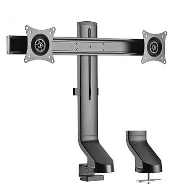 VersaDesk Dual Monitor Mount - 360° Screen Rotation for Monitors up to 32", VESA Compatible
