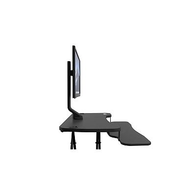 VersaDesk Single Monitor Mount - 360° Screen Rotation for Monitors up to 32", VESA Compatible