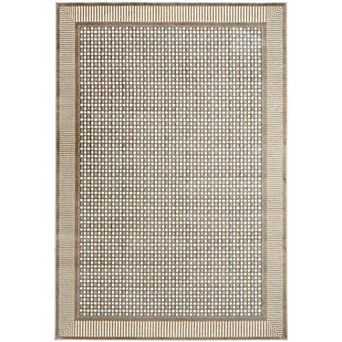 Nourison Nordic Bordered Geometric Indoor Area Rug