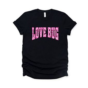 Love Bug Hearts Short Sleeve Graphic Tee