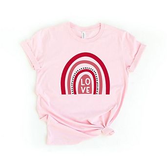 Love Rainbow Short Sleeve Graphic Tee