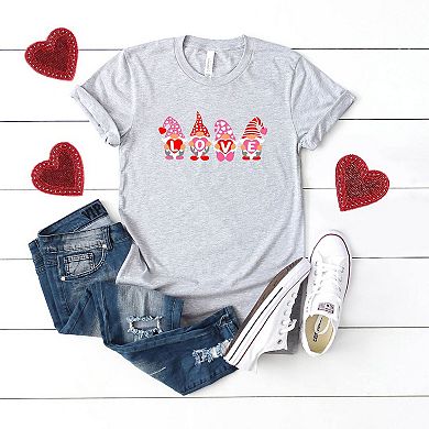 Love Gnomes Short Sleeve Graphic Tee