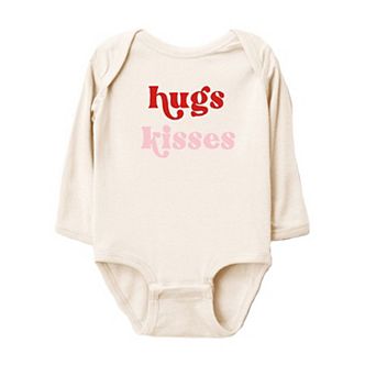 Hugs And Kisses Baby Long Sleeve Bodysuit