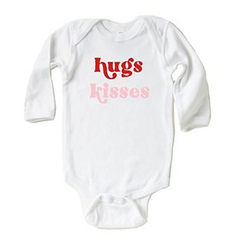 Hugs And Kisses Baby Long Sleeve Bodysuit