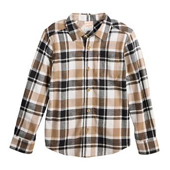 Boys 4-12 Jumping Beans® Flannel Button-Down Shirt