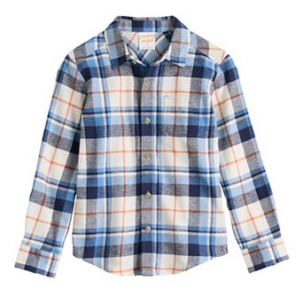 Boys 4-12 Jumping Beans® Flannel Button-Down Shirt