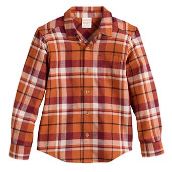 Boys 4-12 Jumping Beans® Flannel Button-Down Shirt
