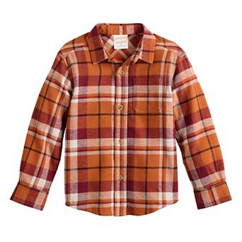 Baby & Toddler Boy Jumping Beans® Flannel Button Down Shirt