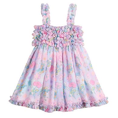 Baby & Toddler Girl Smurfs Flower Ruffle Dress