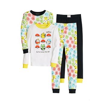 Boys 6-12 Pokemon 4 pc Pajama Top & Pajama Bottoms Set