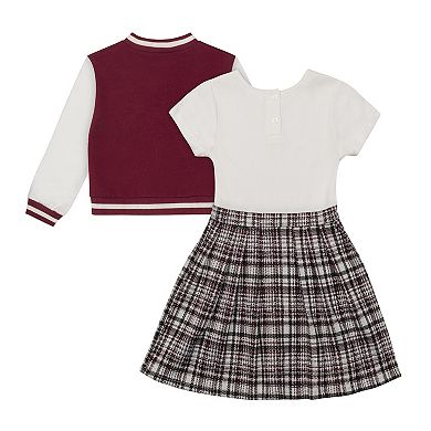 Girls 4-6x Little Lass 2-pc. Jacket & Dress Set