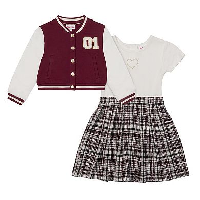 Girls 4-6x Little Lass 2-pc. Jacket & Dress Set