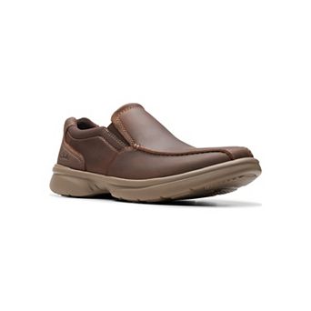 Clarks® Bradley Step Men's Leather Slip-On Loafers