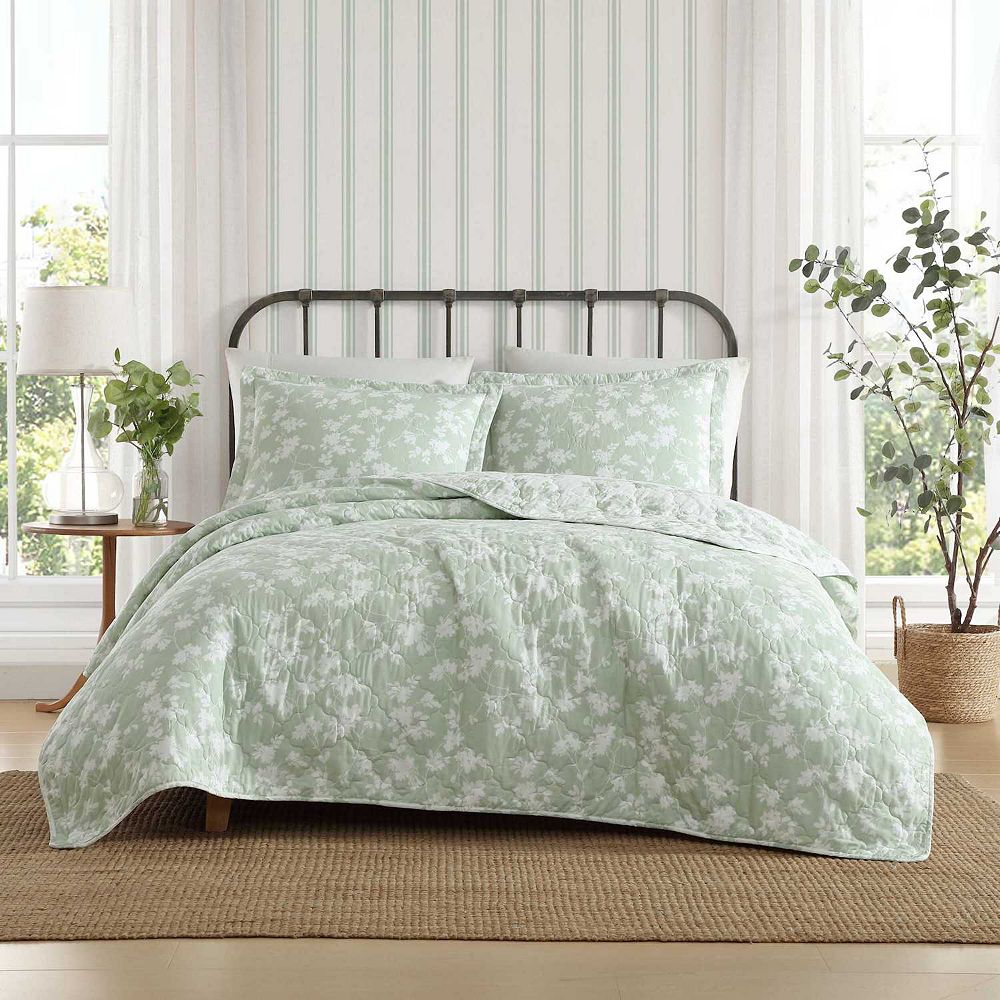 Laura Ashley Home - Queen Lakens, Katoenen Flanel Beddengoed, Geborsteld voor Extra Zachtheid & Comfort (Rosalie, Queen