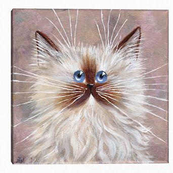 Seal Point Kitten Canvas Wall Art